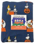 Berkshire Blanket & Home Co. Peanuts Halloween Fall Themed Sheet Sets (Navy - Witch, Cauldron, Pumpkin, Twin)