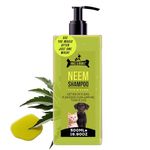 Dogz & Dudez Natural Neem Shampoo Anti Tick & Flea and Lice| Natural Neem & Lemongrass Oil Reduce Itching| Paraben Free, Ph Balanced, Vegan & Cruelty Free | 500 ml | 4 Months Pack