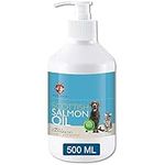 Healthy Hounds PUREST SCOTTISH SALMON OIL for Dogs, Cats, Horses, Pets | 100% Pure Natural Food Grade Fish Oil Supplement | Omega 3 for Skin, Coat, Itchy Dog, Hip Joint, Heart, Brain Health (500ml)