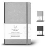 Panda Planner Gray Hardcover Venture Planner - Calendar, Agenda & Business Journal Organizer for Entrepreneurs & Startups - Goal Oriented - Undated Quarterly, Weekly, Daily Planner by - 5.25” x 8.25”
