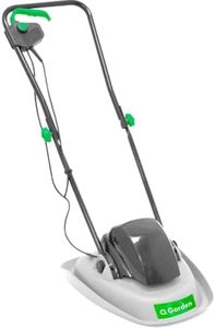 Q Garden QG30-1200 Electric Hover Non Collect Lawn Mower with 3 Cutting Heights, 30cm Cutting Width - 1 Year Guarantee