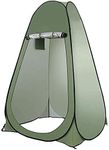 R RUNILEX Polyester Cloth Changing Toilet Tent Pop Up Portable Foldable Privacy Outdoor Tent For Outdoor Dressing Changing Room, Camping And Hiking (Armygreen), 1 Person