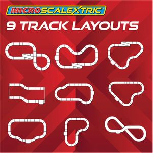 Micro Scalextric Batman vs Joker Slot Car Track Set – Kids Racing Toy