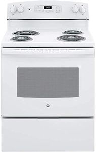 GE 30 in. 4 Burner Element Free-Standing Electric Range in White