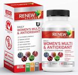 #1 Best MAX Potency Women's Daily Vitamin & Antioxidant! We Deliver 100% of Your Daily Vitamin & Mineral Values to Bridge Your Nutrition Gap - Feel the Difference or your Money Back!