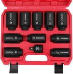 1/2 Drive Deep Impact Socket Set: 1