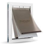 PetSafe Extreme Weather Energy Efficient Aluminium Pet Door for Cats and Dogs – Insulated Flap System – Large