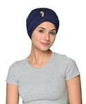 The Headscarves Women's Bamboo Viscose Iris Cap Free Size (HS122_Navy)