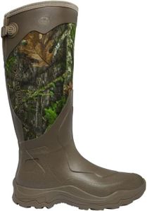 LaCrosse 17" Alpha Agility Snake Boots for Men Featuring Waterproof Rubber, Eva Soles, and Snake Guard Toe Protection, NWTF Mossy Oak Obsession - 12 M