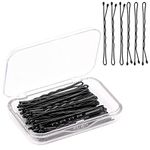 AIEX 50Pcs Hair Pins Kit Hair Clips Secure Hold Bobby Pins Hair Clips for Women Girls and Hairdressing Salon (Black)