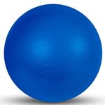 Medical Bazzar Gym Ball Exercise Balls Anti Burst with Foot Pump Round Shape Swiss Ball for Exercise, Workout, Yoga Balance & Stability for Women and Men (95cm)