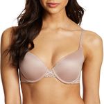 Maidenform DreamWire Underwire Bra, No-Poke Push-Up Bra, Moderate Coverage, Convertible T-Shirt Bra, Evening Blush, 40C