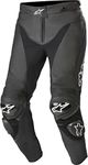 Alpinestars Track V2 Leather Men's Street Motorcycle Pants - Black / 56