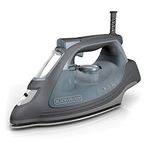 BLACK+DECKER IMPACT Advanced Steam Iron with Maximum Durability and 360° Pivoting Cord, Gray, IR3000