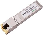 Wiitek 10G SFP+ to RJ45 Copper Modules, 1.25G/2.5G/5G/10GBase-T Ethernet Copper to SFP+ Transceiver Compatible for Ubiquiti Unifi UF-RJ45-10G /uacc-cm-rj45-mg (Cat 6a/7 or Better, 30-Meter)