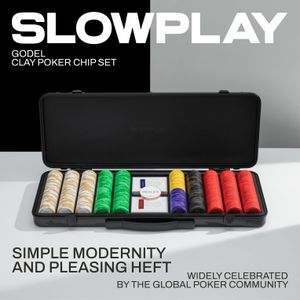 SLOWPLAY Godel 14g Poker Chips Set – 500 Piece Casino Quality