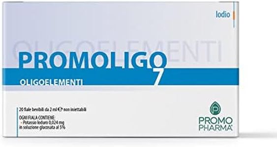 Promoligo 07 - Iodio - Oligoelementi Essenziali - Iodio, per la tiroide - senza glutine - 20 fiale da 2 ml