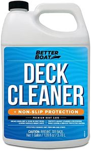 Boat Non-Skid Deck Cleaner, Marine-Grade, 1 Gallon, for Fiberglass, Aluminum, Plastic, Vinyl, Composite Floors & Hulls, Wash Soap & Sealant Cleaning Supplies