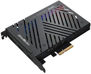 AVerMedia GC570D Live Gamer Duo Internal Capture Card, 4K Pass-Through, 1080P60 HDR Capture