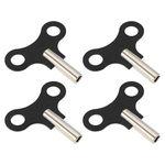 SG Store 4Pcs Clock Winding Key 4.5mm Square Hole Clock Repair Tool Wood Clock Tool Compatible with Ridgeway Compatible with Howard Miller Compatible with Seth Thomas