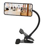 Acrylic Clip On Security Mirror, Ampper Flexible Convex Cubicle Mirror for Personal Safety and Security Desk Rear View Monitors or Anywhere (6.69" x 2.95", Rectangle)