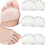 Metatarsal Pads for Women 6 pack, Upgrade Ball of Foot Cushion, Metatarsal Foot Pads for Pain Relief, Soft Forefoot Pad Foot Gel Pads Shoe Pads