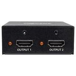 Tripp Lite 2-Port 3D HDMI Splitter HDCP 2.2, HDMI 2.0, 4K X 2K at 60Hz 3840 X 2160 Ultra HD Video Audio TAA (B118-002-UHD-2)