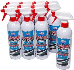 Lucas Oil 10980-12 Slick Mist Marine Speed Wax Case (12 x 24 oz), 1 Pack