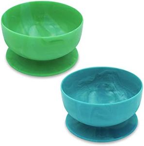 ChooMee Silicone Baby Suction Bowls | Non Slip Extra Strong Suction Base with Durable and Firm Bowl | Ideal for Infant and Toddler Baby Led Feeding | Small 2 CT