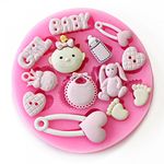 Jamboree!!! Music Instrument Cake Tools Mold Silicone Gummy Bear Chocolate Mold Candy Maker Ice Tray Jelly Moulds(Pack of 1) (Baby Shower Girl Gumpaste Mould)