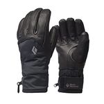 Black Diamond Men's Legend Gloves Waterproof Breathable Gore-TEX Gloves for Ski, Snowboard, Backcountry Sports, Black-NPF, X-Large