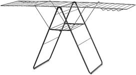 Brabantia Drying Rack, Steel, Matt Black, 25m