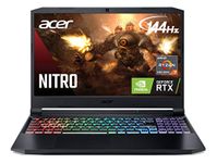 Acer Nitro 5 AN515-45-R92M Gaming Laptop, AMD Ryzen 7 5800H (8-Core) | NVIDIA GeForce RTX 3060 Laptop GPU |15.6" FHD 144Hz IPS Display | 16GB DDR4 | 512GB NVMe SSD | WiFi 6 | RGB Backlit Keyboard