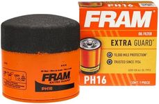 FRAM Extra Guard PH16, 10K Mile Change Automotive Replacement Interval Spin-On Engine Oil Filter for Select Vehicle Models