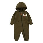 Levi's Kids Lvn Poster Logo Play All Day c Baby Boys, Dark Olive, 18 Months