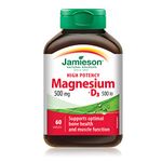 Jamieson High Potency Magnesium 500 mg and Vitamin D3 500 IU