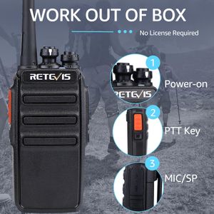 Retevis RT24 Walkie Talkie Pair – Two-Way Radios for Adults