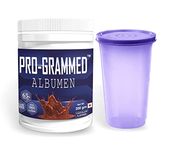 PROGRAMMED Albumen Egg White Protein Powder, 200 grams (Chocolate Flavor)