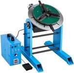 VEVOR Rotary Welding Positioner, 661 lbs Load Capacity, -45° to 90° Tilt Angle Welding Positioner Turntable Table, 0.2-2.5 RPM Speed Control, Electric and Foot Pedal, for Cutting, Grinding, Assembly