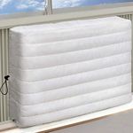 Brivic Indoor Air Conditioner Cover AC Cover for Inside Window Unit 21 x15 x 3.5 inches(L x H x D),White