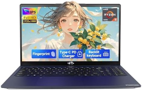 NIMO 15.6" IPS FHD-Gaming-Laptop, AMD Ryzen 5 6600H 32GB DDR5 RAM 1TB SSD (Beat i7-1165G7, 6 Cores Up to 4.5GHz) AMD Radeon 660M GPU 100W USB-C PD Fast Charger Backlit Keyboard Fingerprint