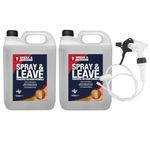 Spear and Jackson 2 x 5L Spray and Leave Ready to Use formula with Long Hose Trigger