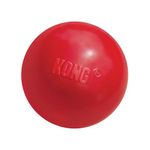 KONG Ball with Hole - Durable Rubber Fetch Toy (Small)