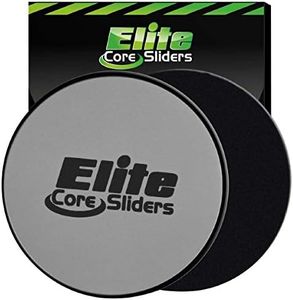 Elite Sportz Equipment Sliders for Working Out, 2 Dual Sided Gliding Discs for Exercise on Carpet & Hardwood Floors, Compact Core Gliders for Home Gym - Fitness Equipment & Full-Body Workout Accessories