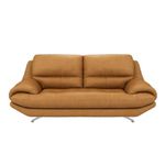 Homevibes Elegant Oasis Leatherette Premium Leather Sofa|2 And 3-Person Sofa|Best In Comfort|Best Builtin Qualit (Camel Brown, 3 Seater)