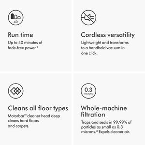 Dyson V8 Absolute Cordless Vacuum Cleaner – Lightweight, Powerful