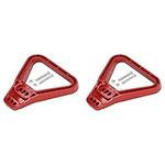 2PCS 175A / 350A Battery Winch Trailer Quick Connector Handle Battery Quick Connect Plastic Battery Connector Plug Quick Connect for Recovery Winch, Towing Systems (Red)