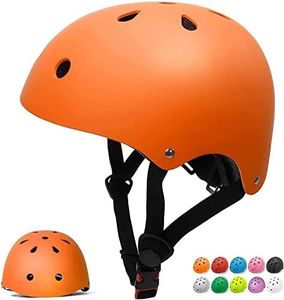 Glaf Toddler Helmet Kids Bike Helmets for 2-8 Years Old Boys Girls Multi-Sport Helmet Adjustable Skateboard Bicycle Helmet Lightweight 3 Sizes for Toddler to Youth（Orange，Small）