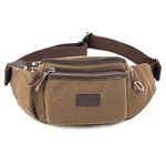 Eshow Men's Waist Pack Funny Bag Bum Bags Canvas Sports Running