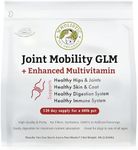 Wholistic Pet Organics Joint Supplement: Joint Mobility with Green Lipped Mussel Daily Joint Health Supplements for Dogs - Dog Glucosamine Powder with MSM, Probiotics, Vitamins, Minerals - 4 Lb